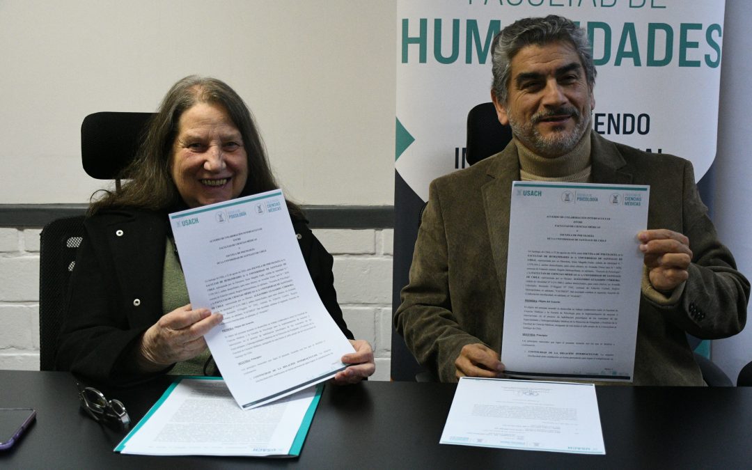 Facultad de Ciencias Médicas y Escuela de Psicología firman innovador convenio de colaboración