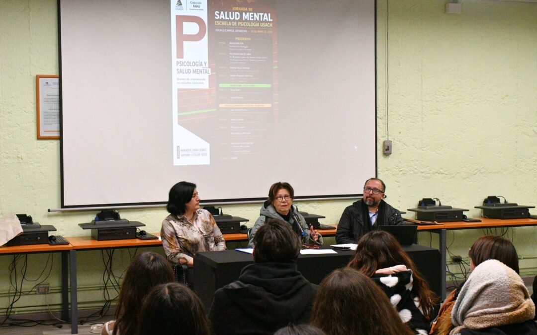 Escuela de Psicología USACH lanzó libro que aborda distintos niveles de intervención en salud mental